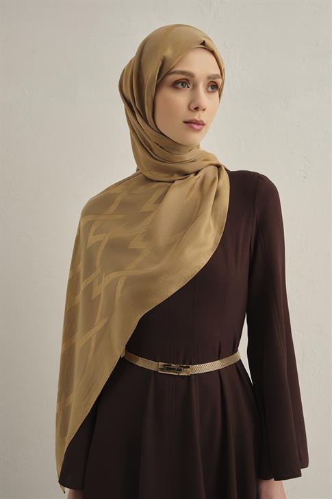Armine Lyocell Naia Zikzak Desen Şal  1- 70