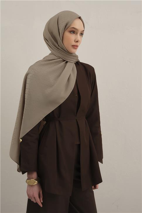 Armine Lyocell Naia Üçgen Monogram Şal 5 07
