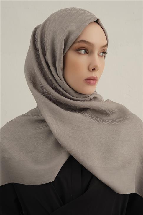 Armine Lyocell Naia Üçgen Monogram Şal 5 20