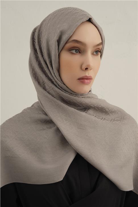Armine Lyocell Naia Üçgen Monogram Şal 5 20