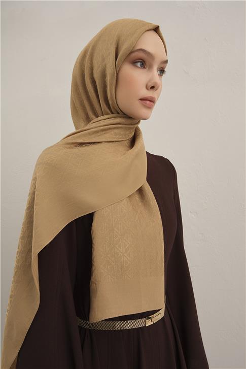 Armine Lyocell Naia Üçgen Monogram Şal 5 70