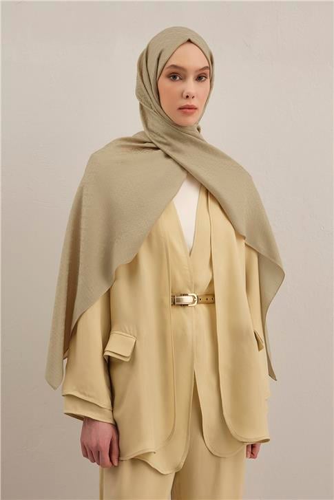 Armine Lyocell Naia Üçgen Monogram Şal 5 73