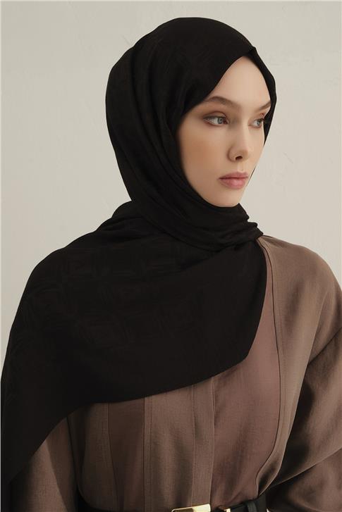 Armine Lyocell Naia Kare Monogram Şal 6 01