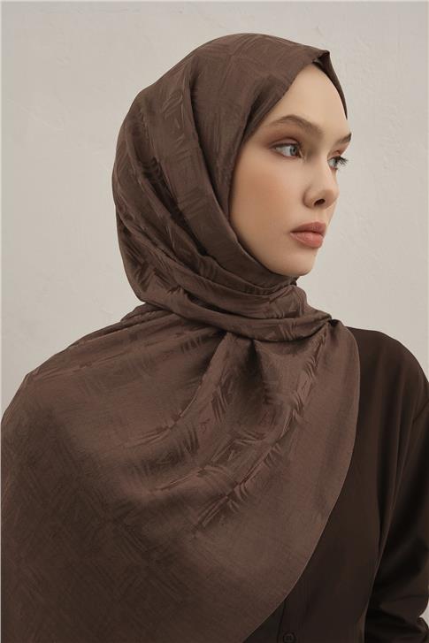 Armine Lyocell Naia Kare Monogram Şal 6 11