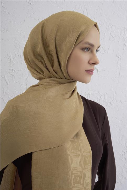 Armine Lyocell Naia Kare Monogram Şal 6 12