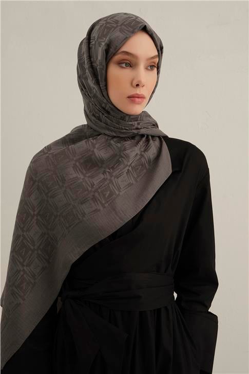 Armine Lyocell Naia Kare Monogram Şal 6 18