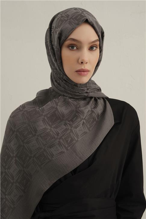 Armine Lyocell Naia Kare Monogram Şal 6 18