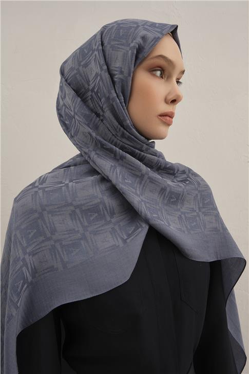 Armine Lyocell Naia Kare Monogram Şal 6 26