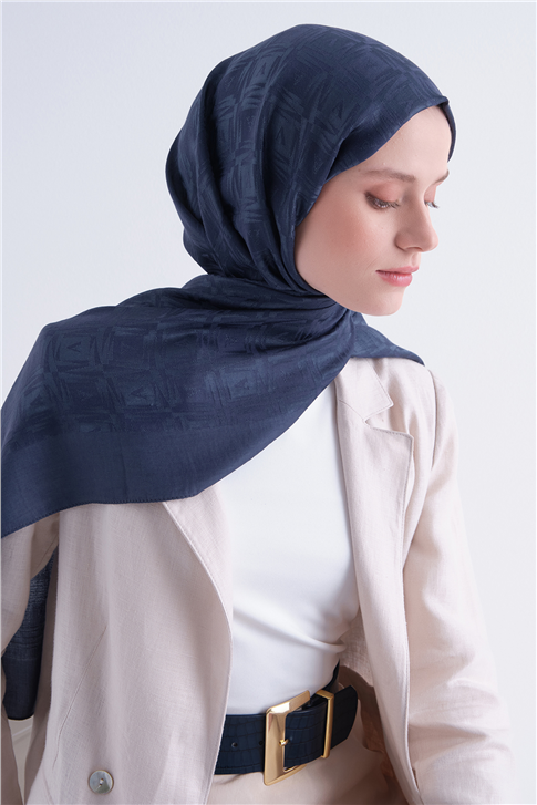 Armine Lyocell Naia Kare Monogram Şal 6 28