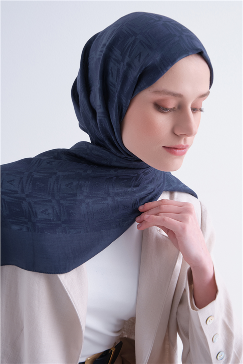 Armine Lyocell Naia Kare Monogram Şal 6 28