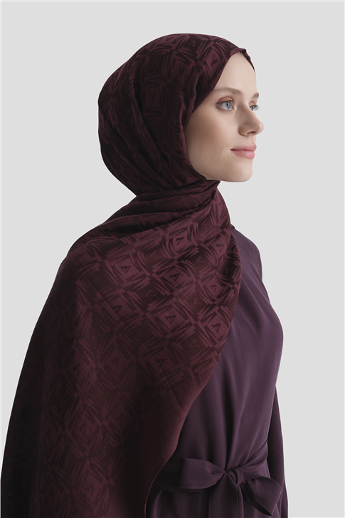 Armine Lyocell Naia Kare Monogram Şal 6 51 Nefti