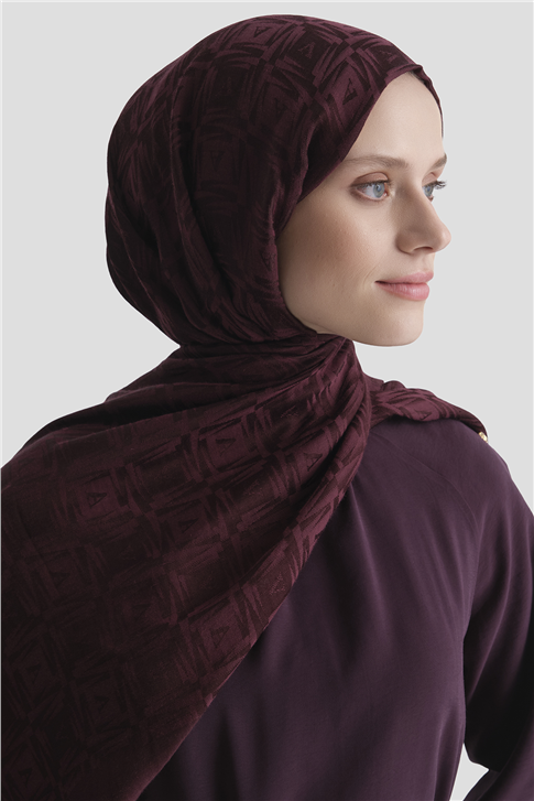Armine Lyocell Naia Kare Monogram Şal 6 51 Nefti