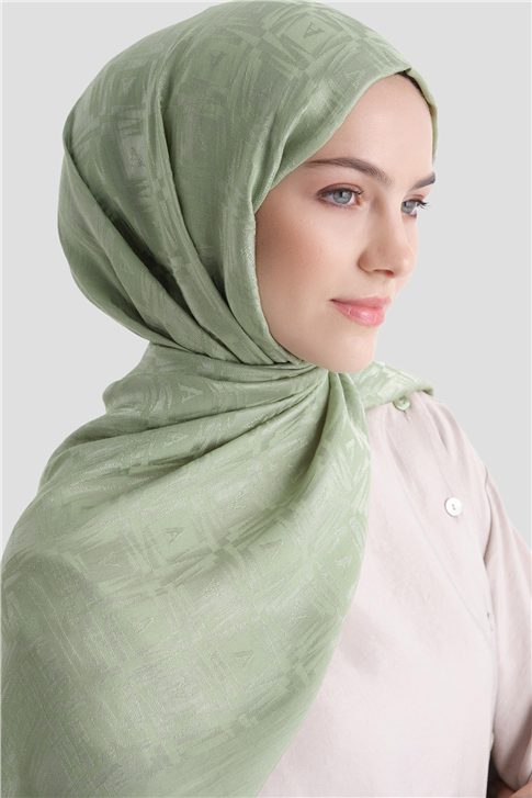 Armine Lyocell Naia Kare Monogram Şal 6 55