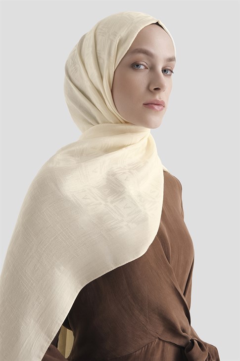 Armine Lyocell Naia Kare Monogram Şal 6 60