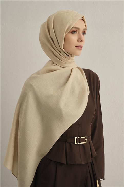 Armine Lyocell Naia Kare Monogram Şal 6 64