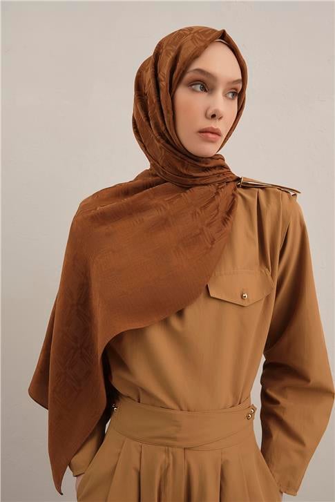 Armine Lyocell Naia Kare Monogram Şal 6 74