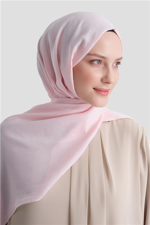 Armine Bordürlü Lyocell Şal 39 Pudra