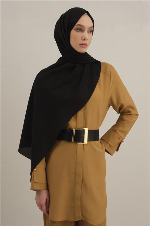 Armine Damla Desen Bambu Cotton Şal 01