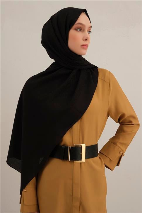 Armine Damla Desen Bambu Cotton Şal 01