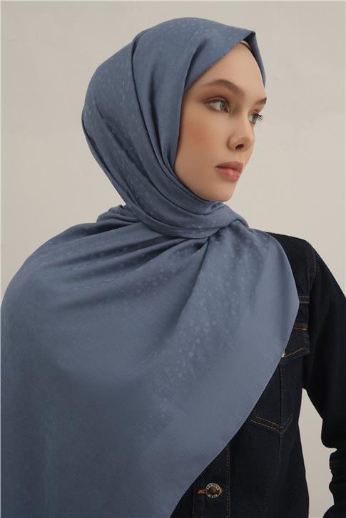 Armine Damla Desen Bambu Cotton Şal 26