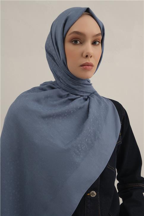 Armine Damla Desen Bambu Cotton Şal 26