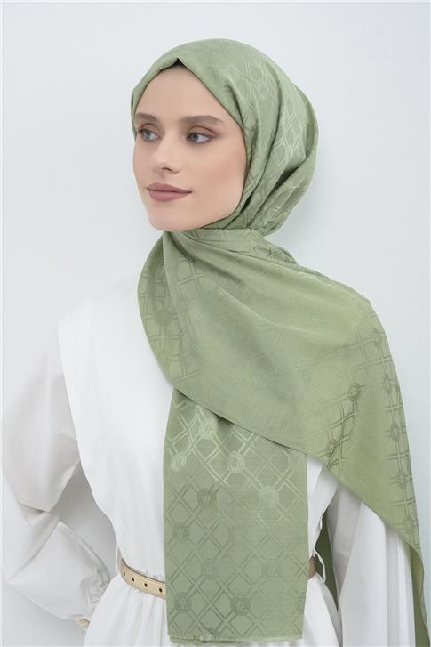 Armine Damla Desen Bambu Cotton Şal 48