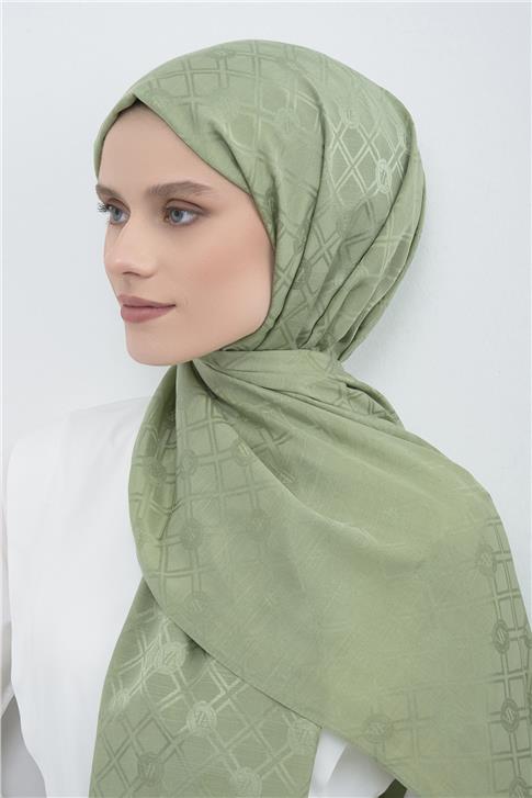 Armine Damla Desen Bambu Cotton Şal 48