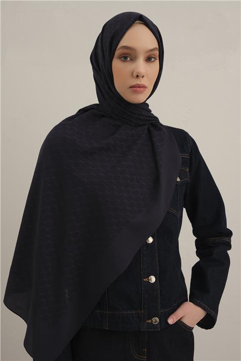 Armine Link Desen Bambu Cotton Şal 02