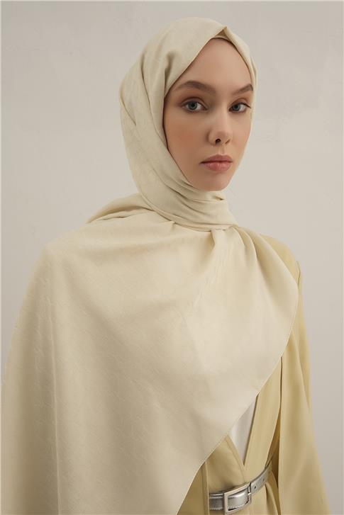 Armine Link Desen Bambu Cotton Şal 07