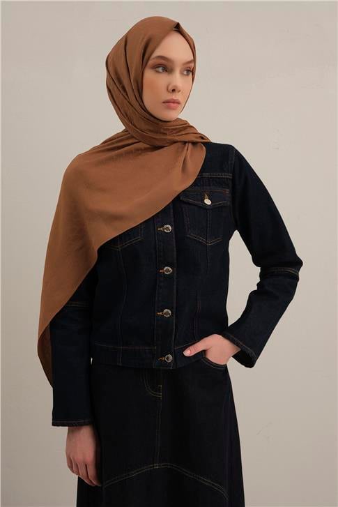 Armine Link Desen Bambu Cotton Şal 11