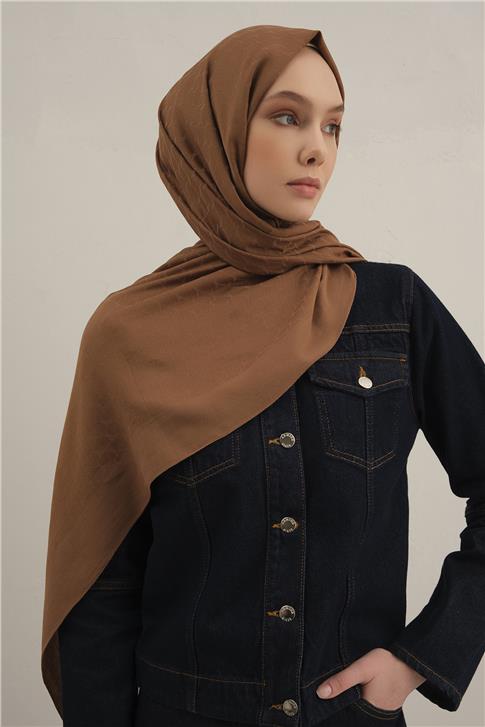 Armine Link Desen Bambu Cotton Şal 11