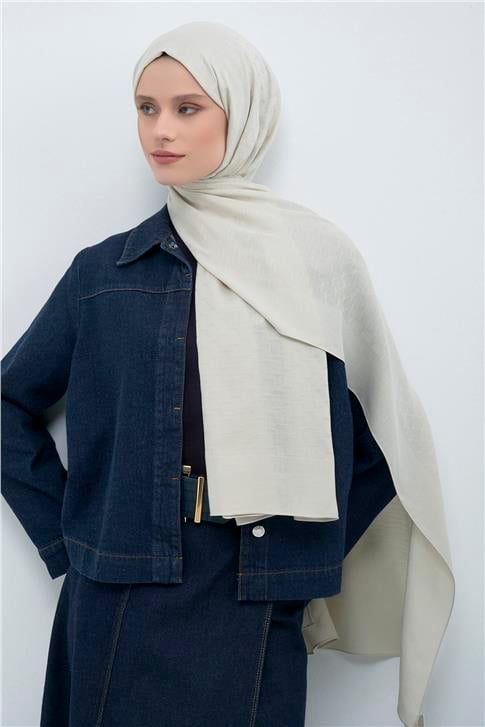 Armine Link Desen Bambu Cotton Şal 17