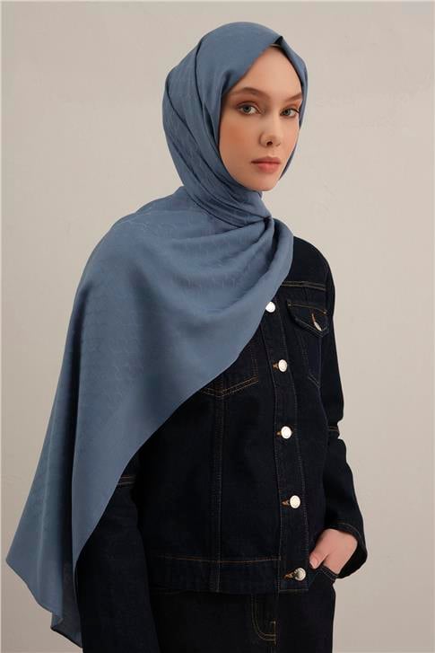 Armine Link Desen Bambu Cotton Şal 26