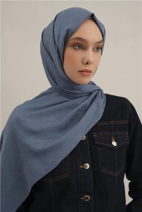 Armine Link Desen Bambu Cotton Şal 26