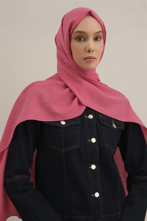 Armine Link Desen Bambu Cotton Şal 37