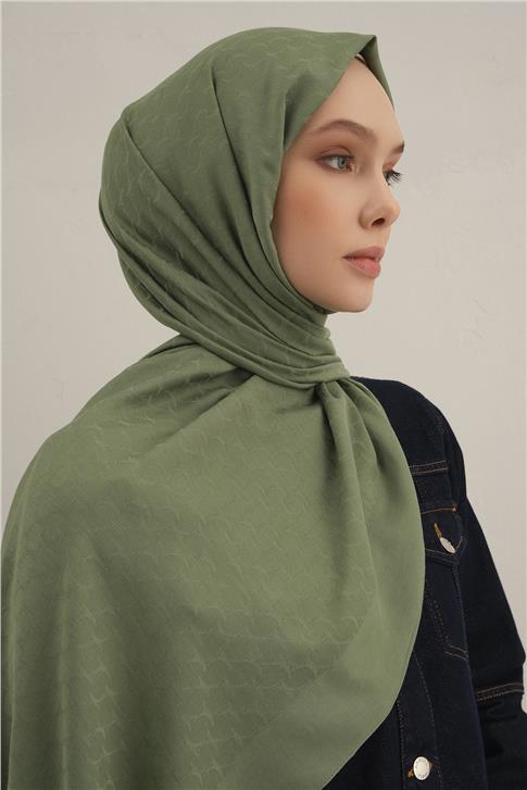 Armine Link Desen Bambu Cotton Şal 48