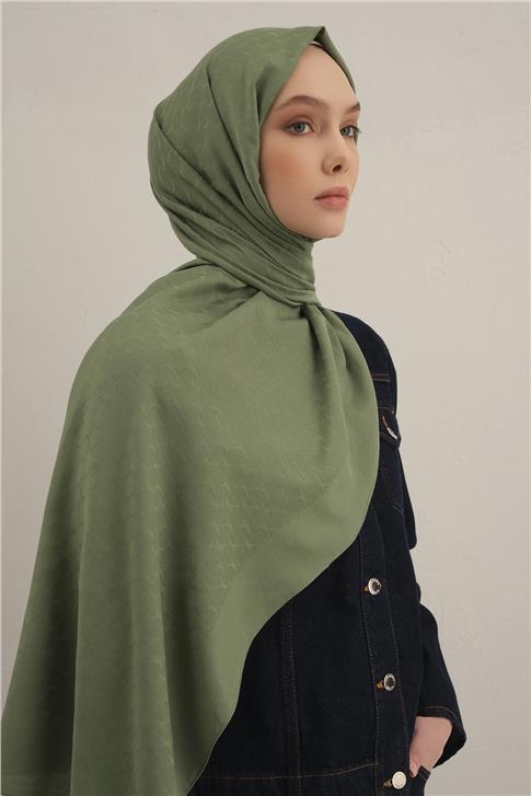 Armine Link Desen Bambu Cotton Şal 48