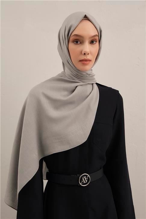 Armine Logo Bordürlü Pamuk İpek Şal 23