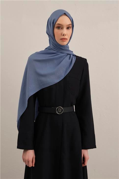 Armine Logo Bordürlü Pamuk İpek Şal 26