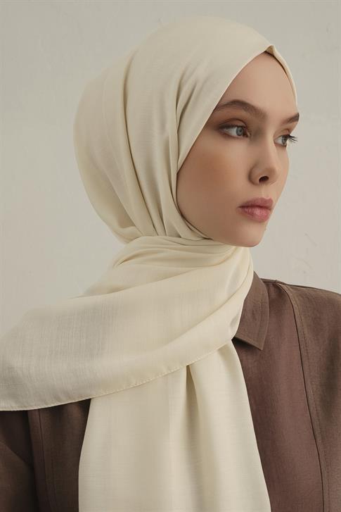 Armine Logo Bordürlü Pamuk İpek Şal 58