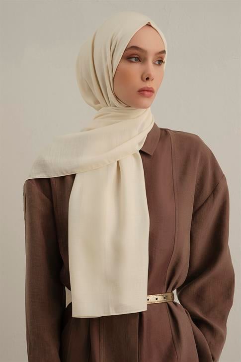 Armine Logo Bordürlü Pamuk İpek Şal 58