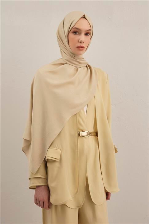 Armine Logo Bordürlü Pamuk İpek Şal 64