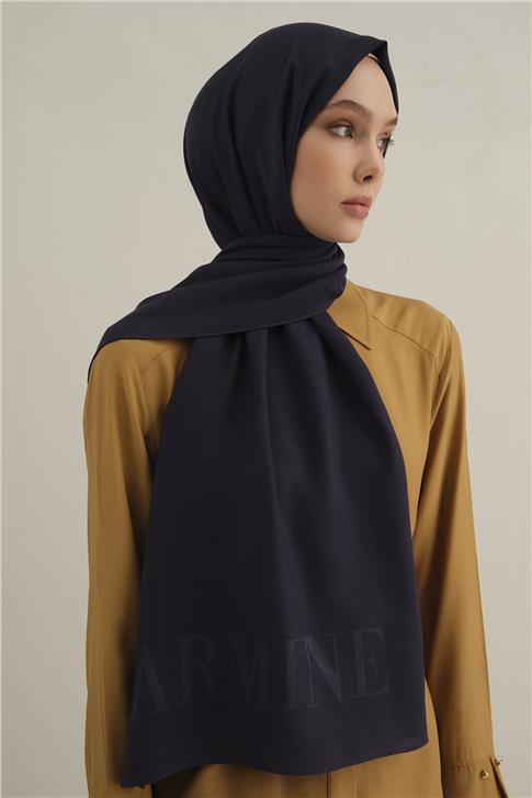 Armine Logo Drop Pamuk İpek Şal 02
