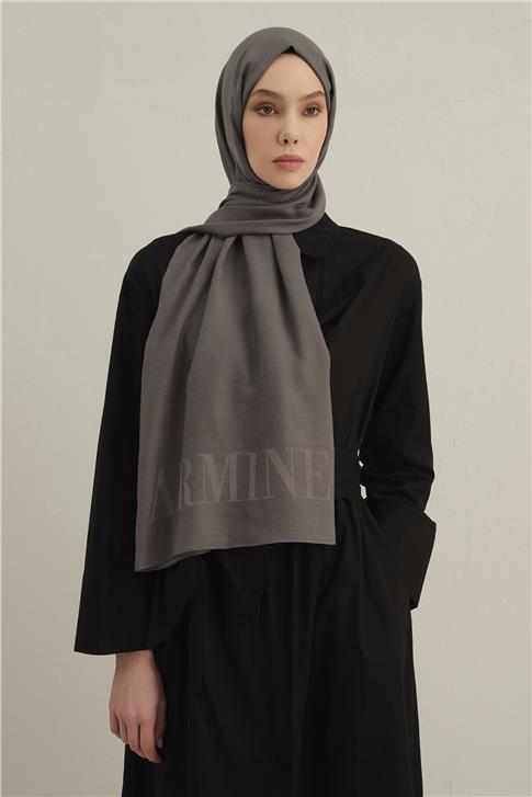 Armine Logo Drop Pamuk İpek Şal 20