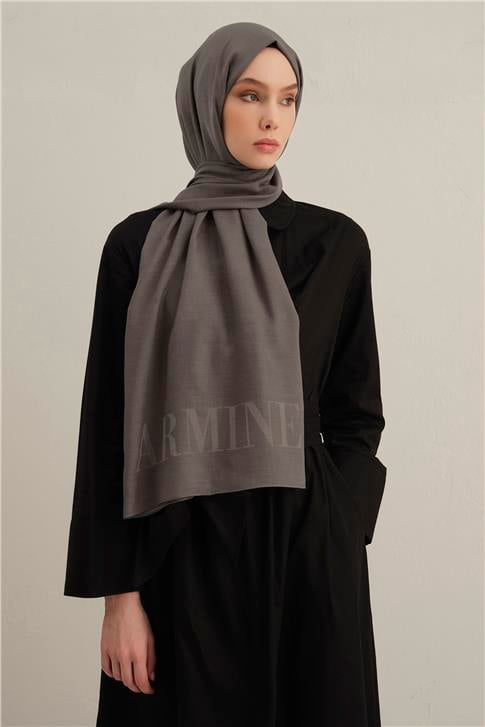 Armine Logo Drop Pamuk İpek Şal 20
