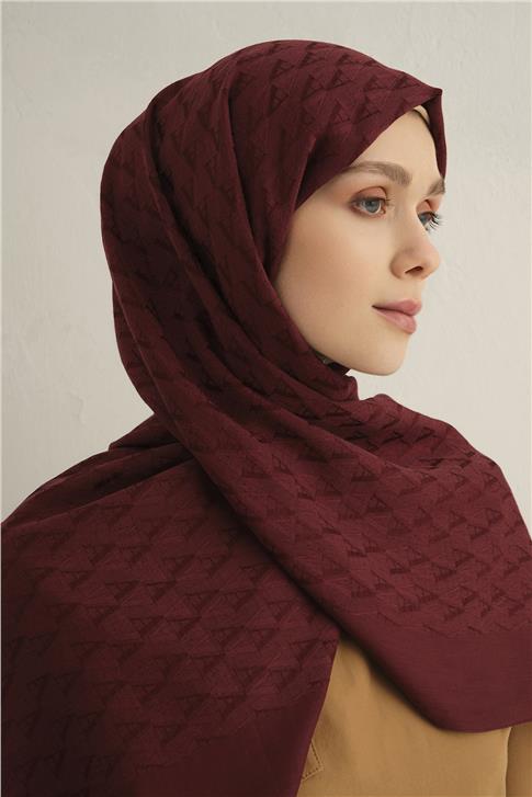 Armine Pamora AA Monogram Şal 3 32