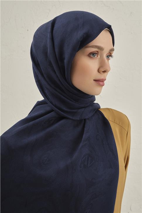Armine Woolair Dalga Monogram Şal 1 02