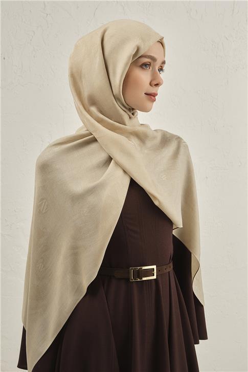 Armine Woolair Dalga Monogram Şal 1 04