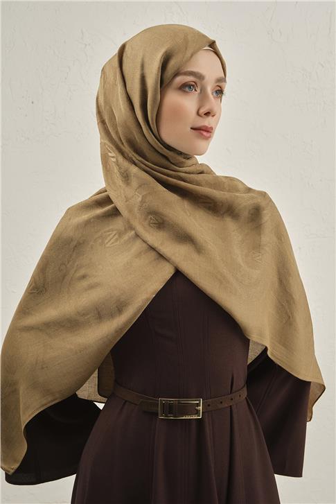 Armine Woolair Dalga Monogram Şal 1 10