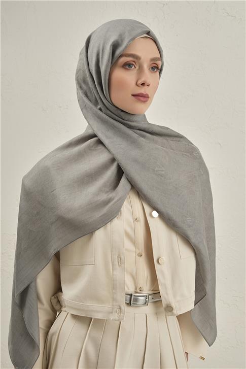 Armine Woolair Dalga Monogram Şal 1 20